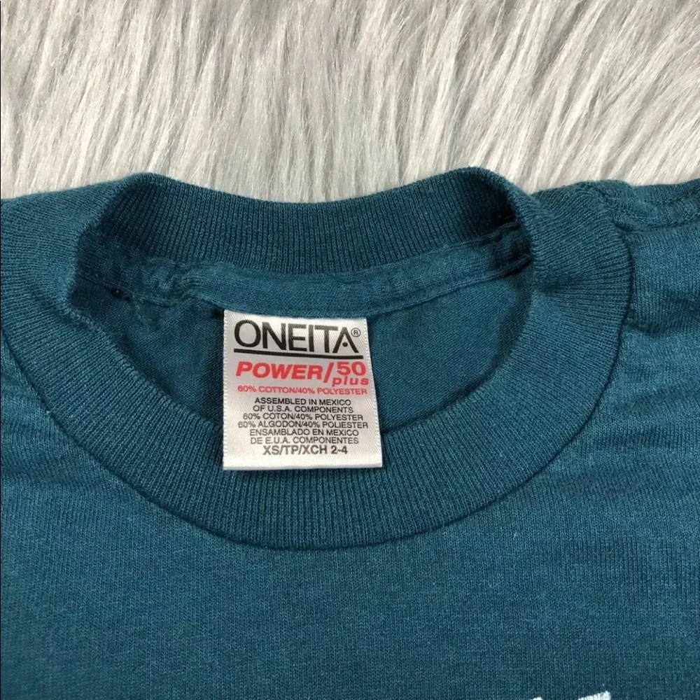 Vintage Teal Green Toddler Single Stitch Grandma Grandpa T Shirt